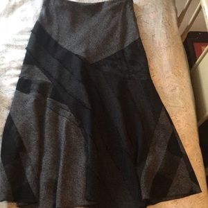 Coldwater Creek grey black skirt